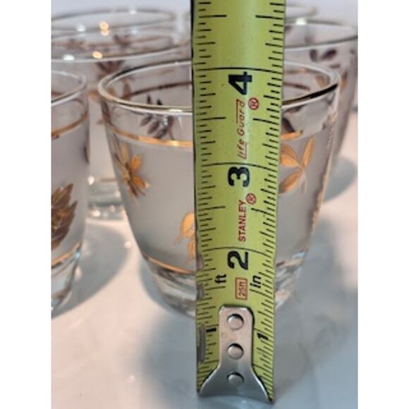 Vintage Libbey MCM Barware Set Ice Bucket / 8 Glasses / Caddy Cocktails 8oz - Picture 13 of 13